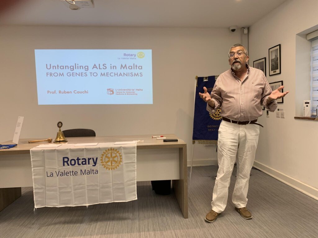 .Wilfred Kenely, Chief Executive, RIDT, introducing the talk