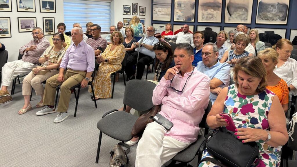 Rotarians and friends paying close attention to the interesting presentation