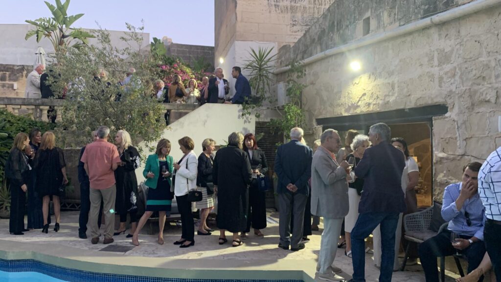 Rotarians and friends at the SEBH fundraising event