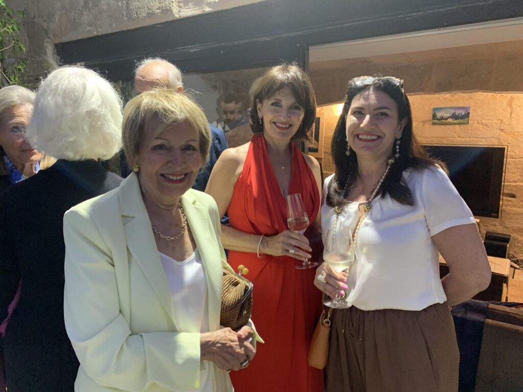 Cheers to having fun with Rotarian friends and guests