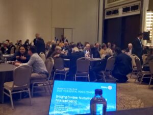 Delegates attending the Breakout Room Session