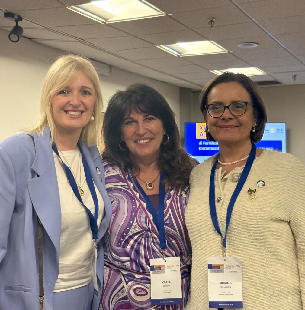 Rtn.Profs. Clare Vassallo with Delegates at the Assembly