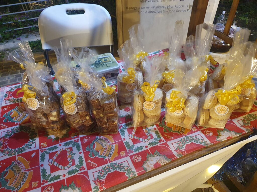 The panforte and mince pies