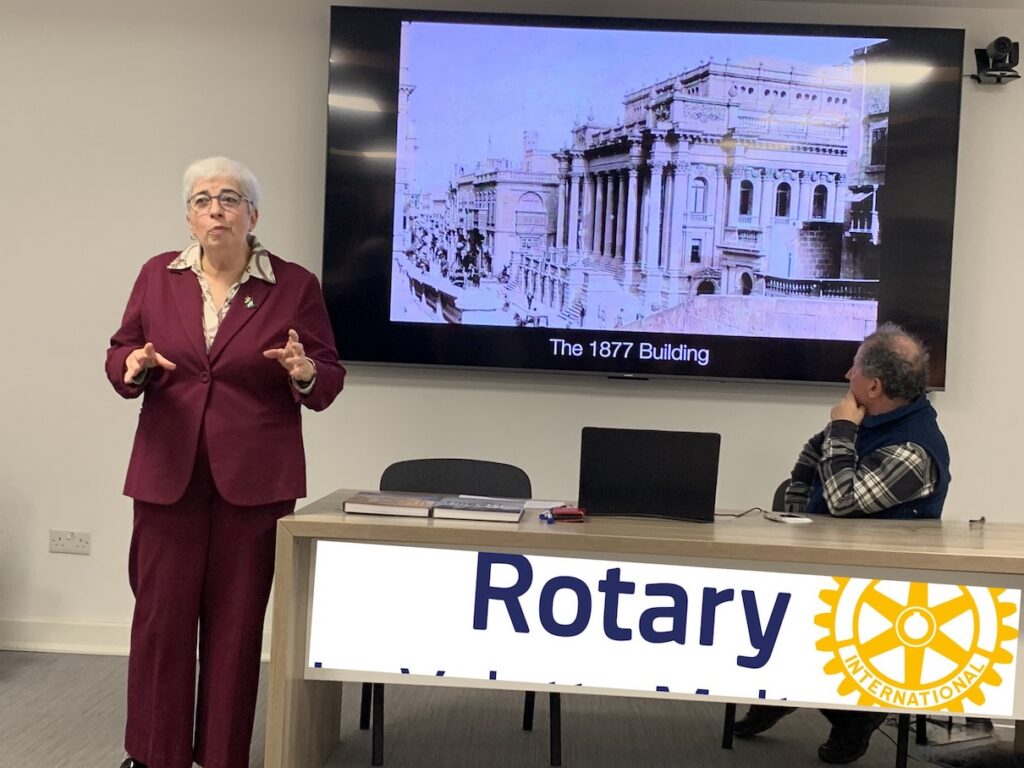 Profs. Vicki Cremona delivering her talk